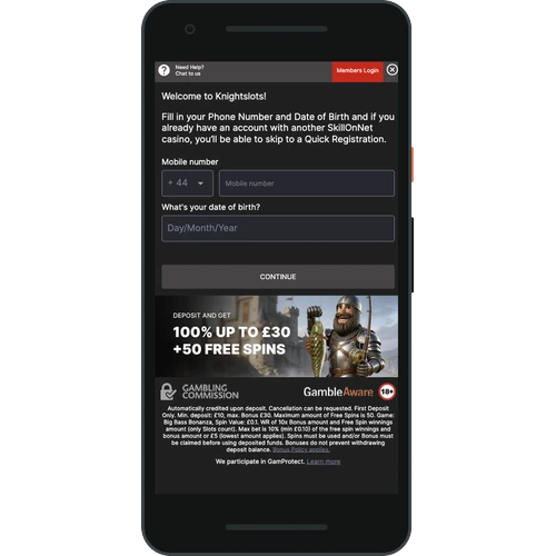 Knight slots register